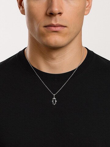 warpedsense Necklace 'Umbra' in Silver: front