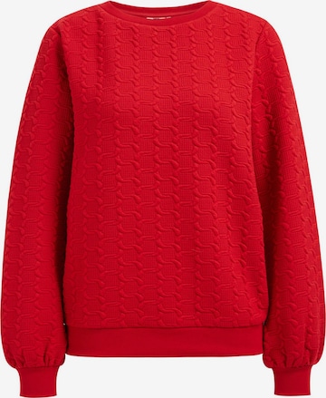 WE Fashion - Sweatshirt em vermelho: frente