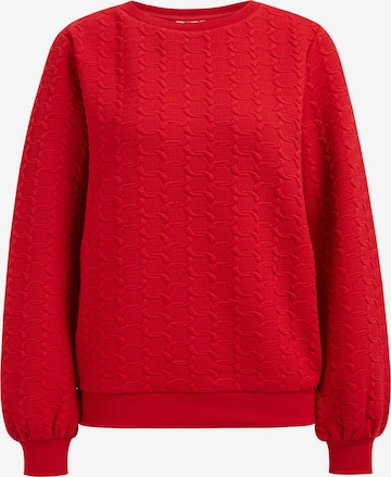 WE Fashion Sweatshirt in Red: front