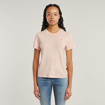 G-STAR Shirt in Roze: voorkant
