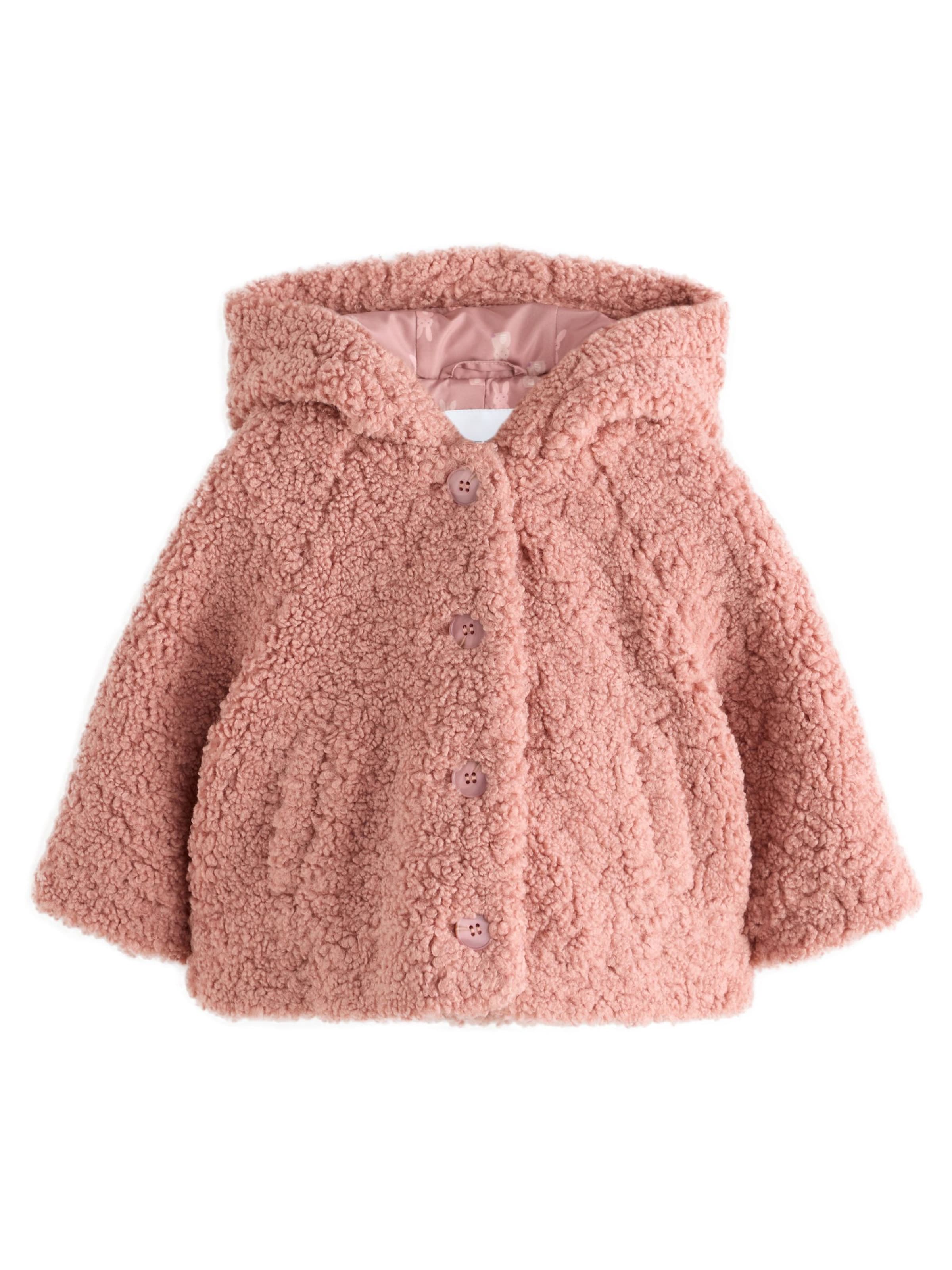 Next Зимняя куртка в Ярко-розовый: спереди