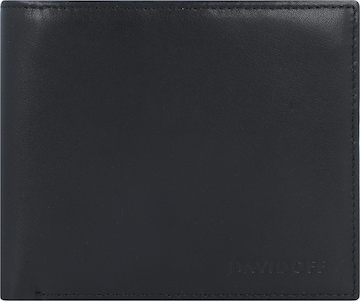 Davidoff Essentials Geldbörse Leder 11,5 cm in Schwarz: predná strana