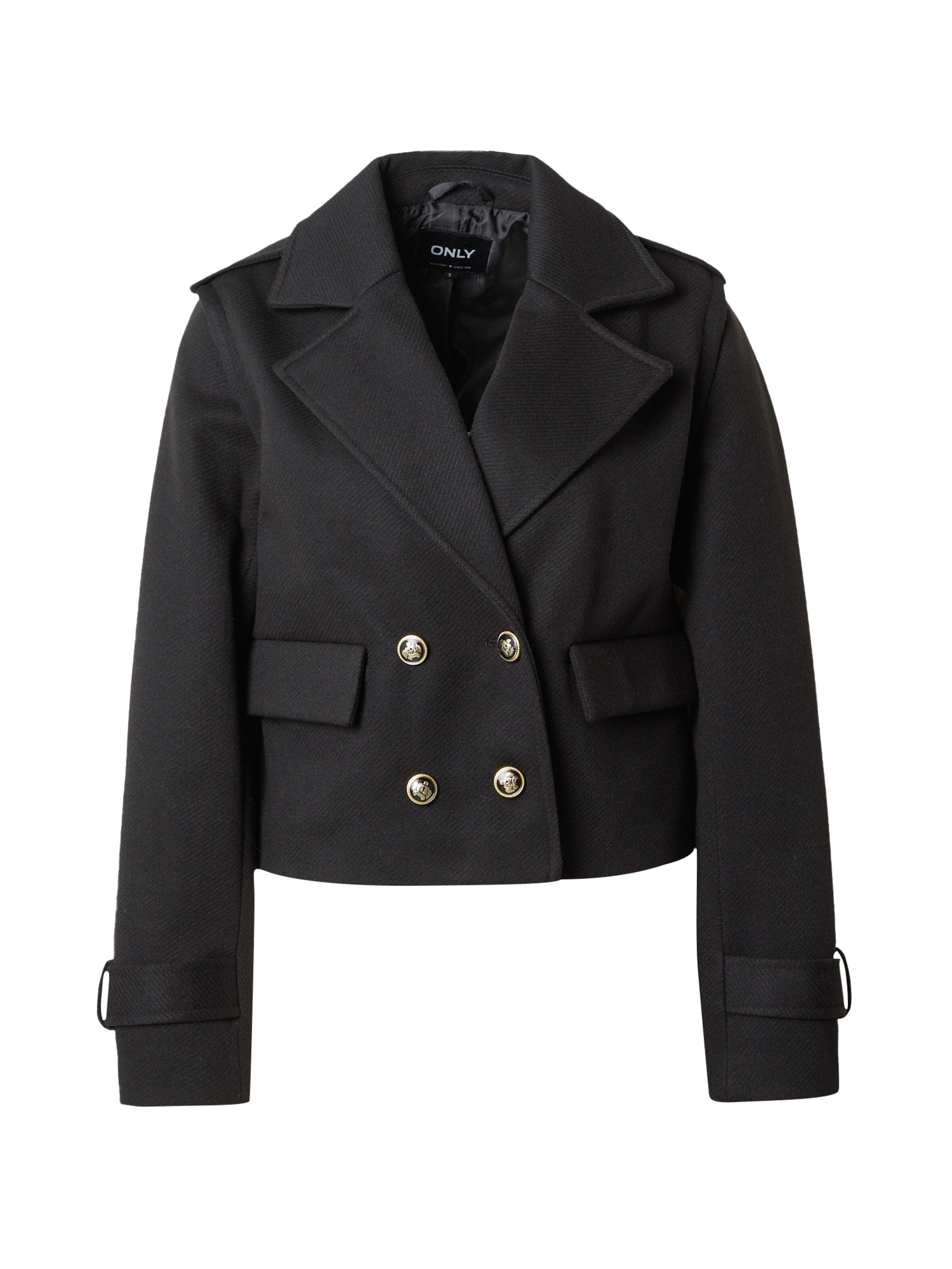 Geacă de primăvară-toamnă de la ONLY pe negru: față