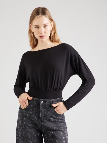 Tricou 'Elora' de la ABOUT YOU pe negru: față