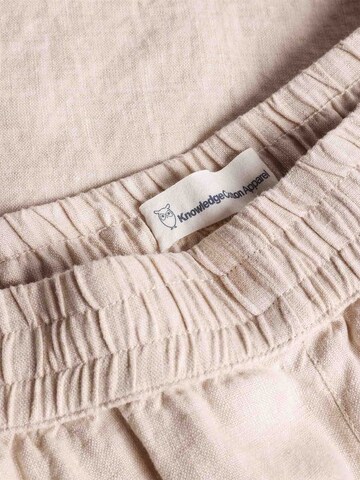 KnowledgeCotton Apparel Loosefit Shorts 'Posey' in Beige
