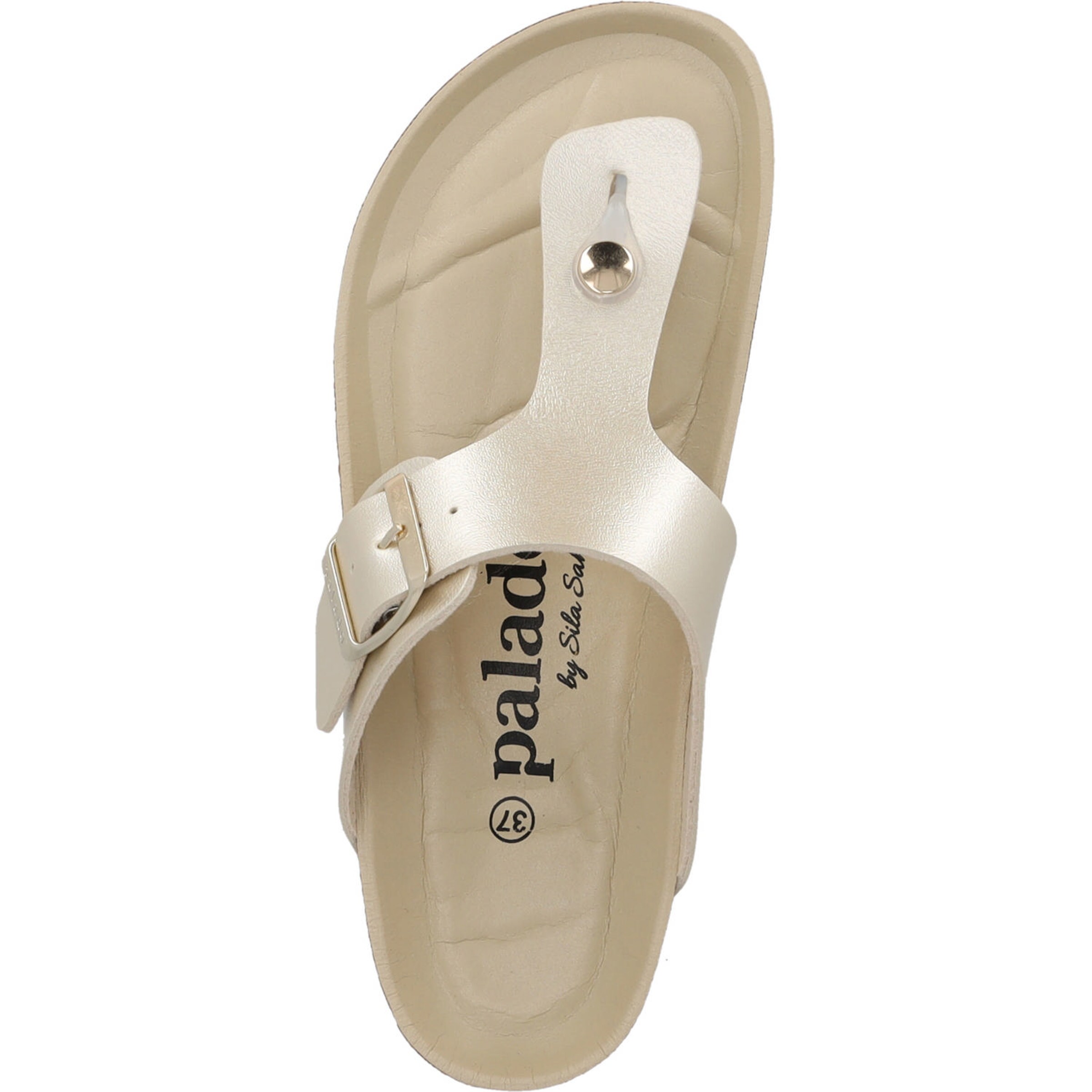 Palado T-bar sandals 'Kos BEGS' in Gold