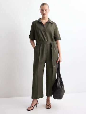 MANGO Jumpsuit 'Tomy2' in Groen: voorkant