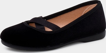 Pisamonas Halbschuh in Schwarz: Vorderseite