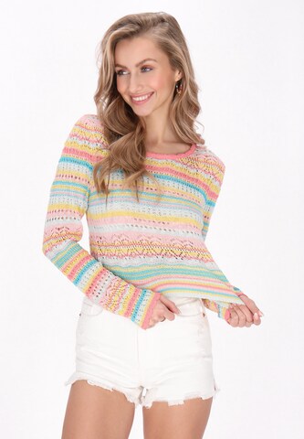Pullover di IZIA in blu: frontale