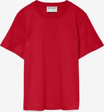 Aware Shirt 'AWNaima' in Rood: voorkant