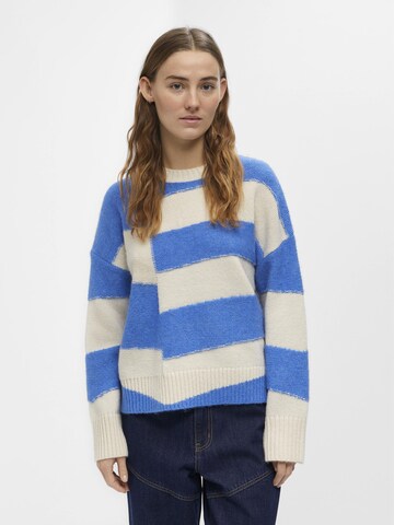 OBJECT Sweater 'CATTA' in Blue: front