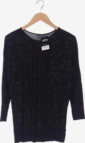 GERRY WEBER Langarmshirt XL in Schwarz: predná strana