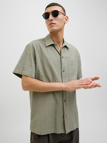 Jack & Jones Premium Comfort Fit Hemd 'JPRCCeaston' in Grau