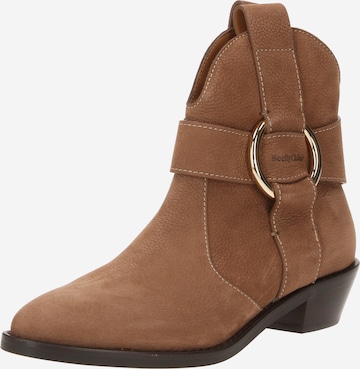 See by chloe cowboy boots hotsell