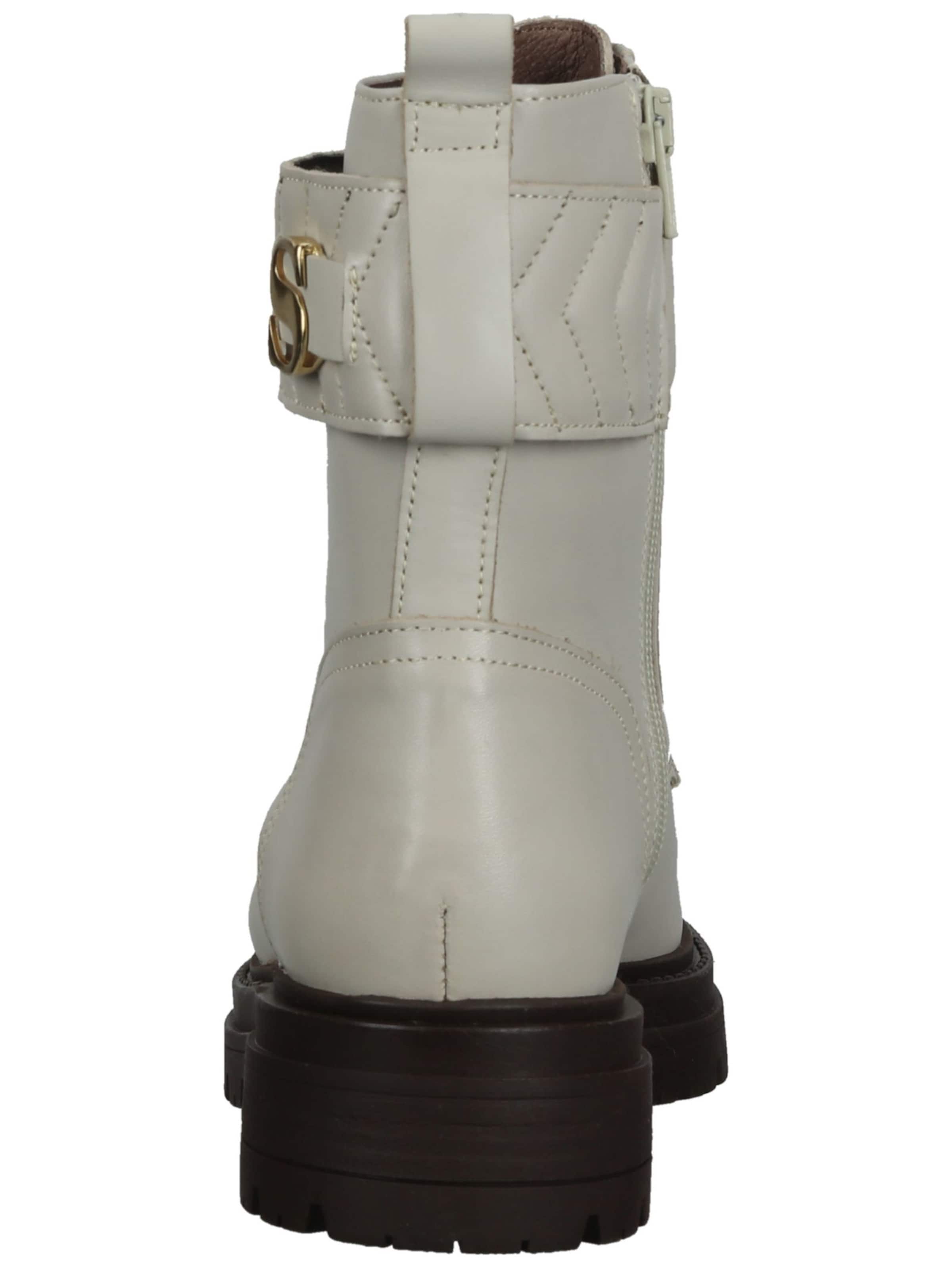 SCAPA Lace-up bootie in Beige