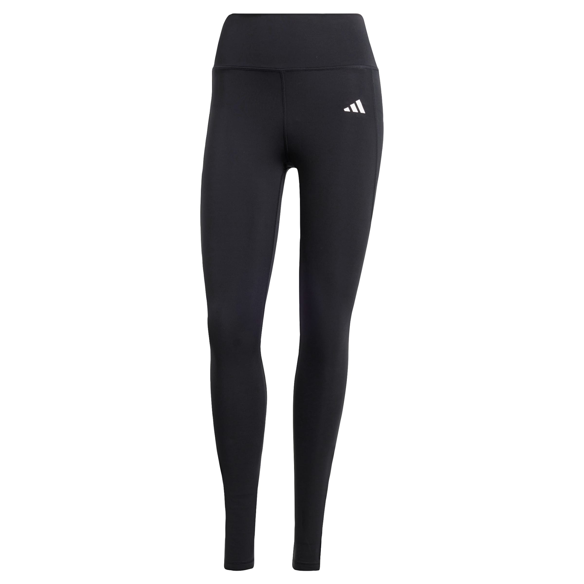 ADIDAS PERFORMANCE Skinny Sportbroek 'OPT ESS SIP' in Zwart: voorkant