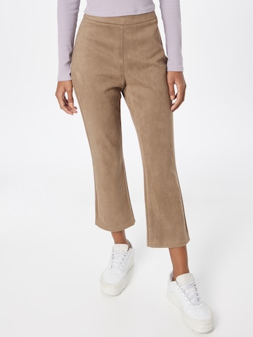 TAIFUN Boot cut Pants in Grey: front