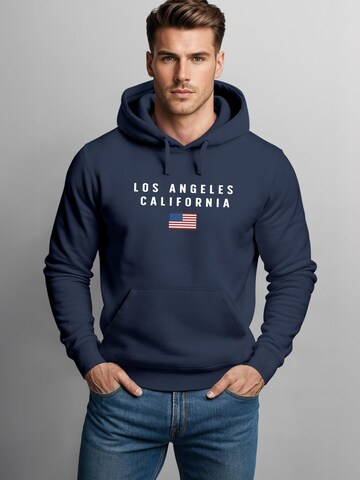 Neverless Sweatshirt 'California'‌‌‌ in Blau