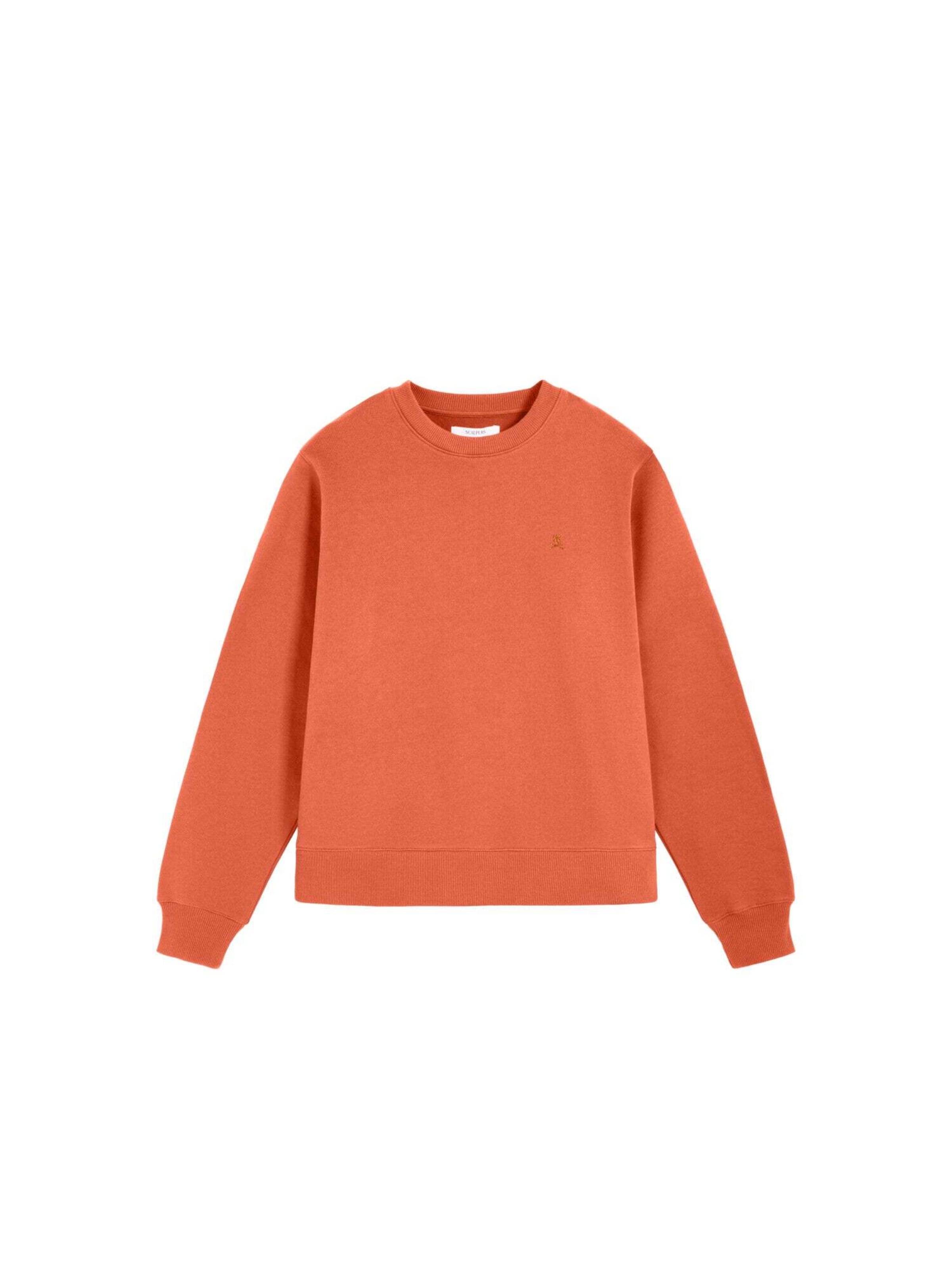 Sweat-shirt Scalpers en orange : devant