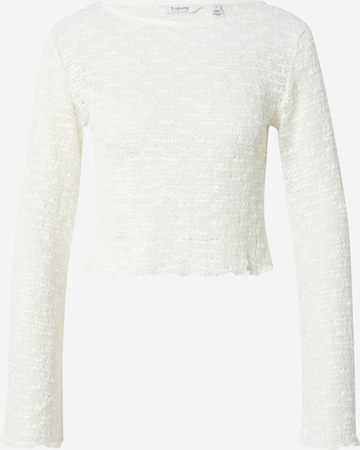 b.young Sweater 'ROMEO' in White: front