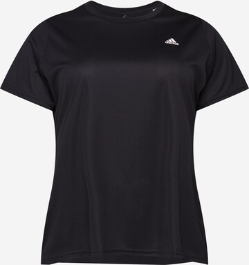 ADIDAS PERFORMANCE Performance Shirt in Black: front