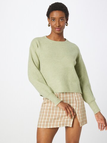 PIECES Sweater 'CELIC' in Green: front
