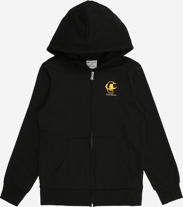 Champion Authentic Athletic Apparel Кофта на молнии в Черный: спереди