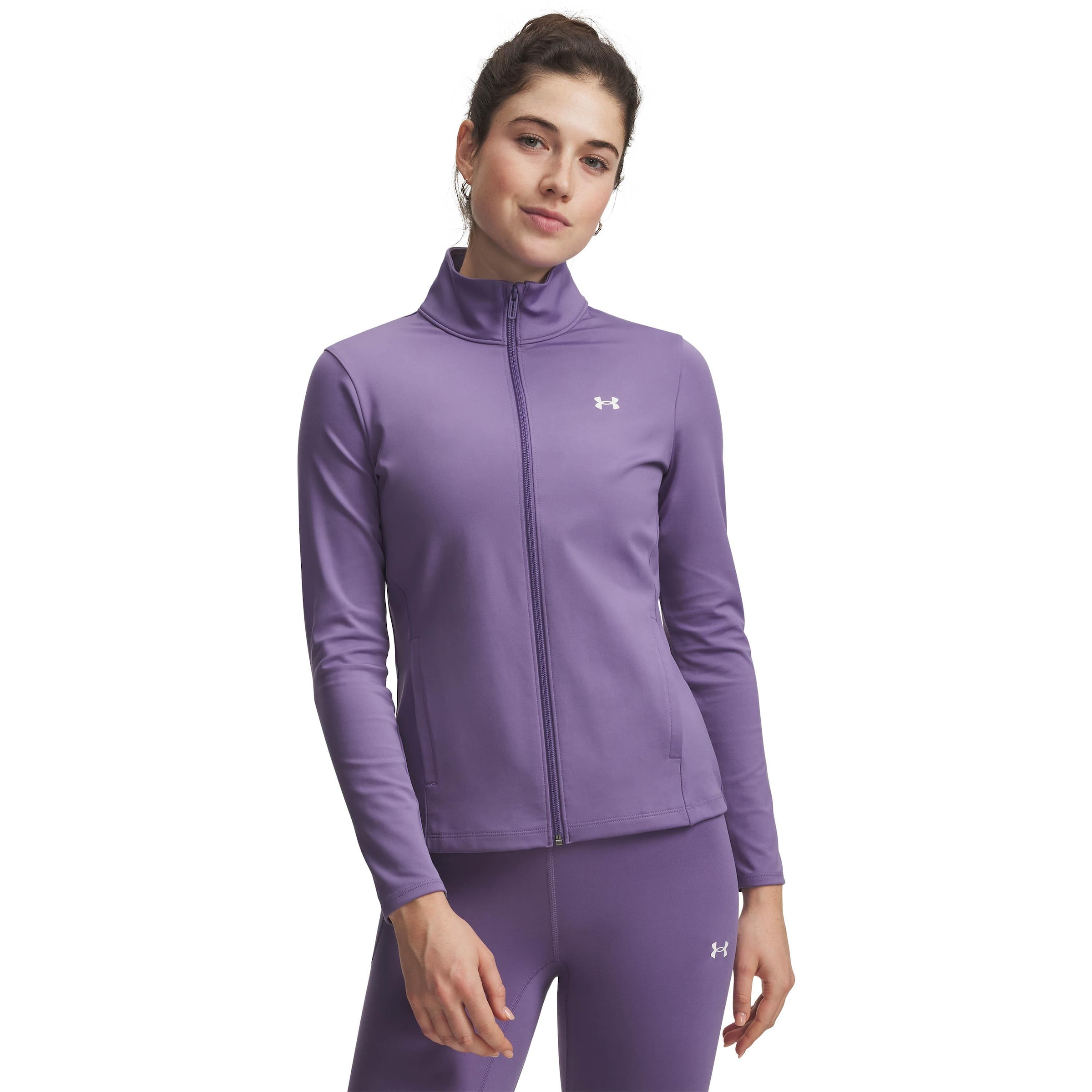 UNDER ARMOUR Athletic Jacket 'Motion' in Purple: front