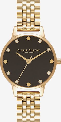 Olivia Burton Analoguhr in Gold: predná strana