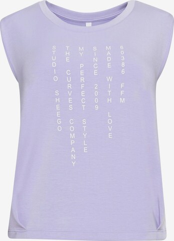 SHEEGO Shirt in Purple: front