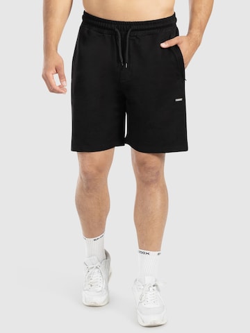 Loosefit Pantalon de sport ' Edin ' Smilodox en noir : devant
