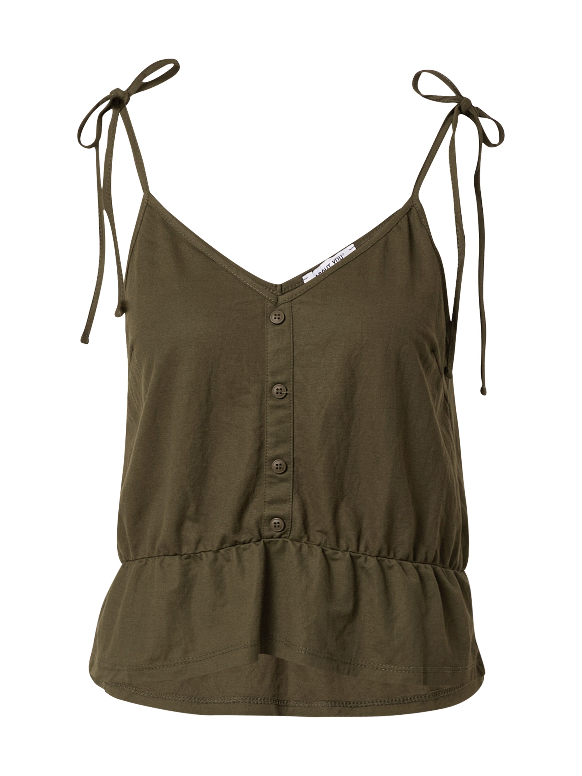 ABOUT YOU Top 'Flora' in Green: front