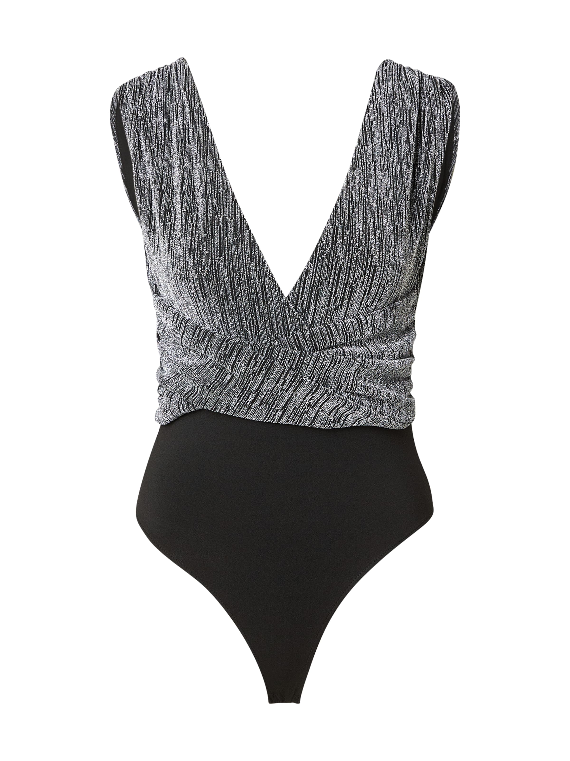 ABOUT YOU Košeľové body 'Cecile' - Čierna: predná strana