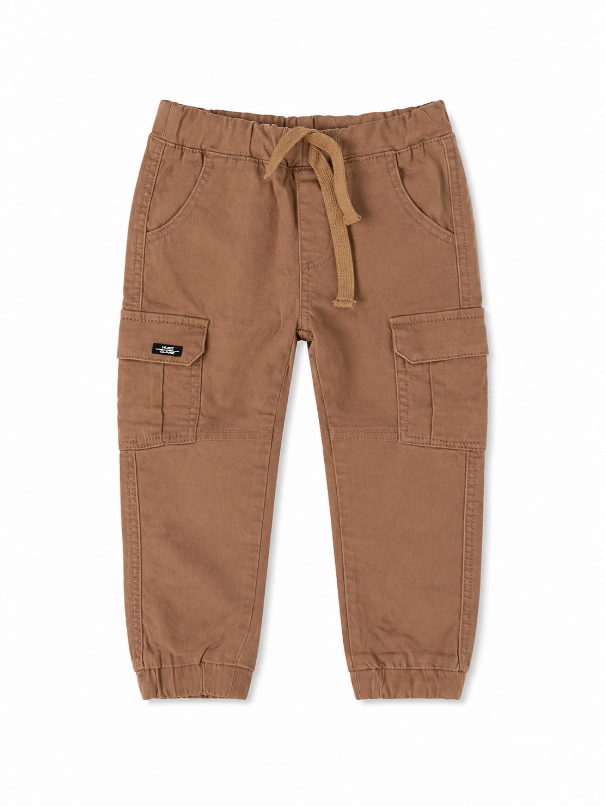 Hust & Claire Regular Pants 'HCTommy' in Brown: front