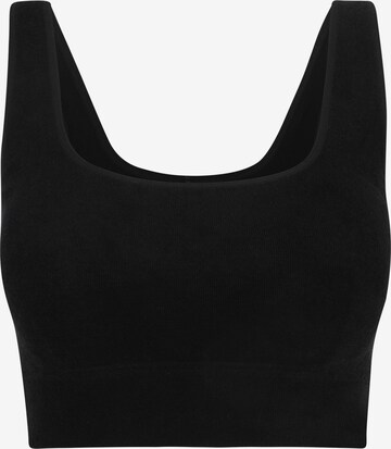 OCEANSAPART Bralette Sports Bra 'Beauty' in Black: front