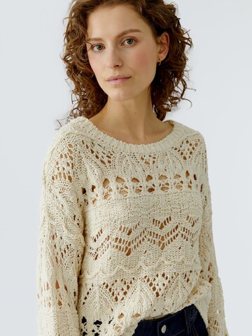 OUI Pullover in Beige