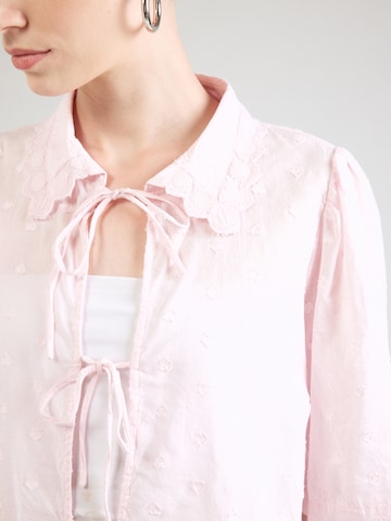 PIECES Blouse 'PCJihanna' in Pink