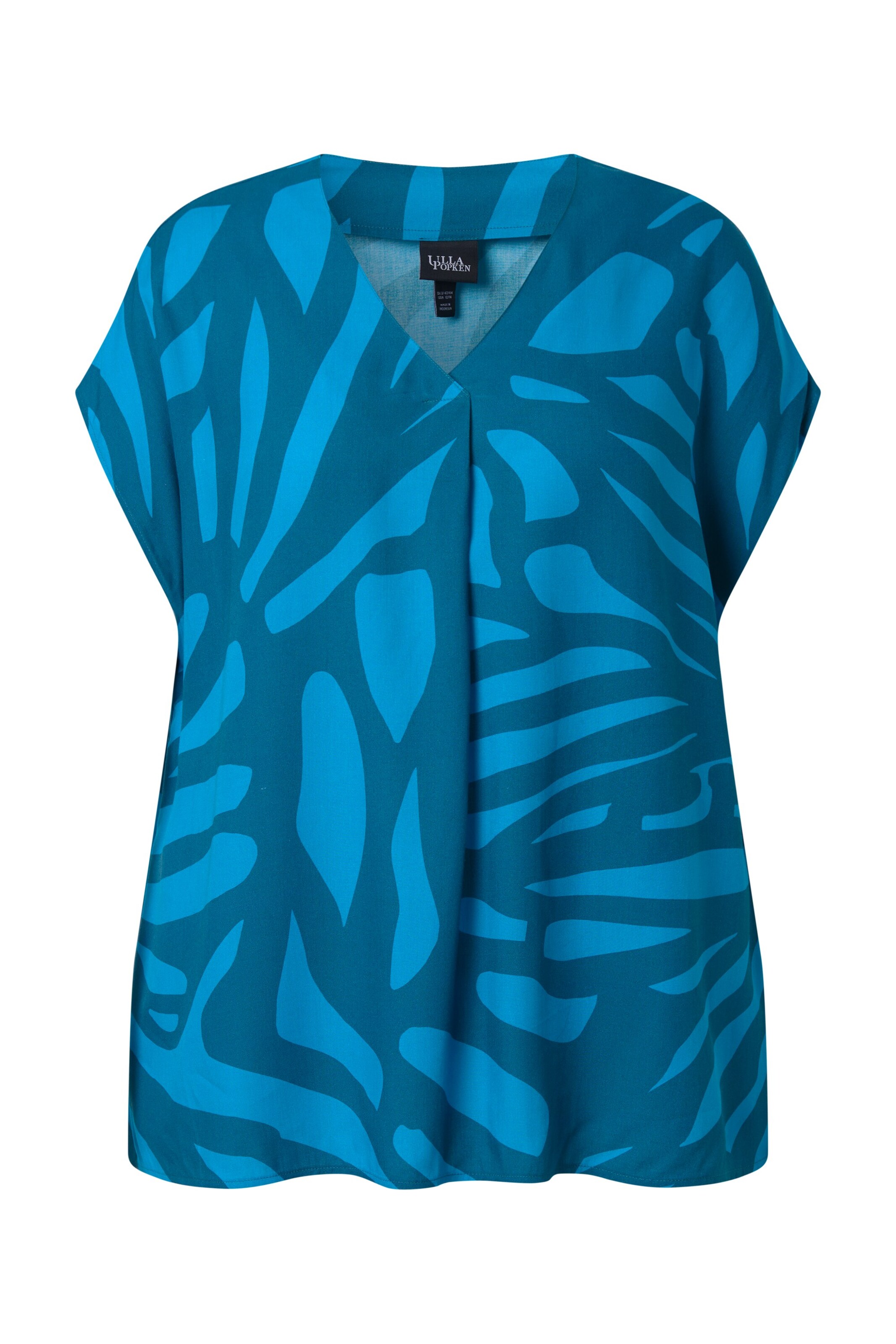 Ulla Popken Tunika in Blau: Vorderseite