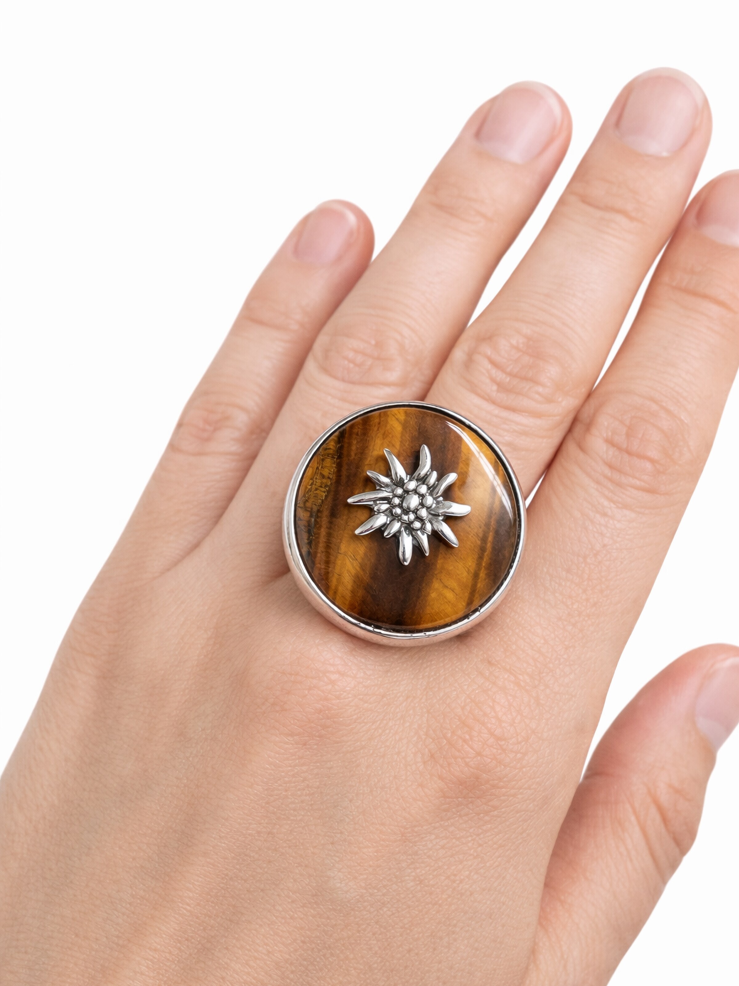 Allgäu Rebell Ring 'Eva' in Brown