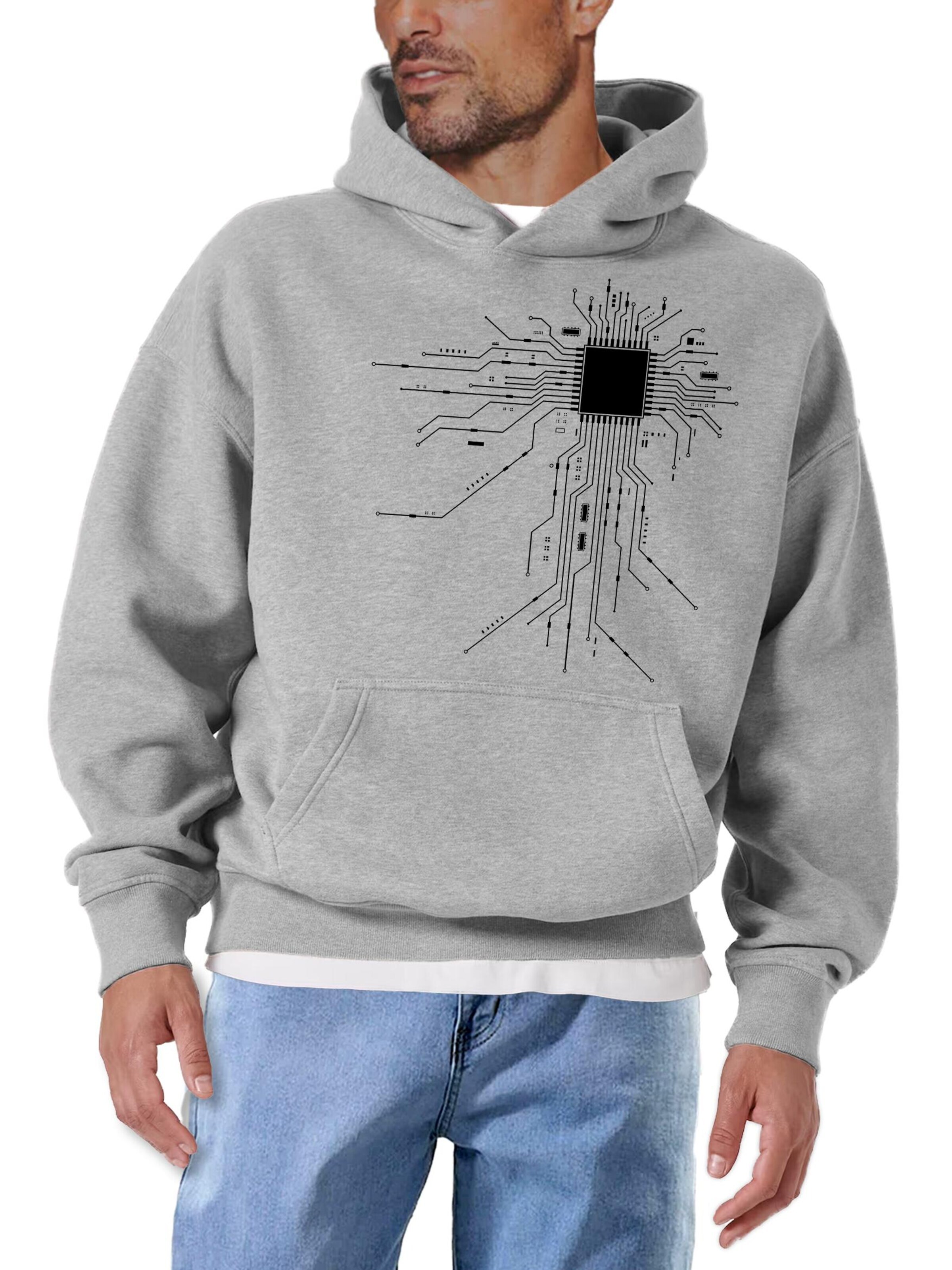 MAKAYA Sweatshirt in Grey: front