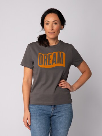 Watapparel T-Shirt 'Dream' in Grau: Vorderseite