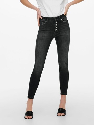 Skinny Jean 'Bobby' ONLY en gris : devant