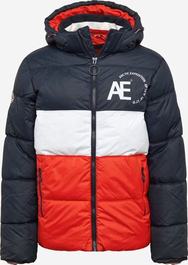 Hailys Men Jacke 'Tim' in navy / hellrot / weiß, Produktansicht