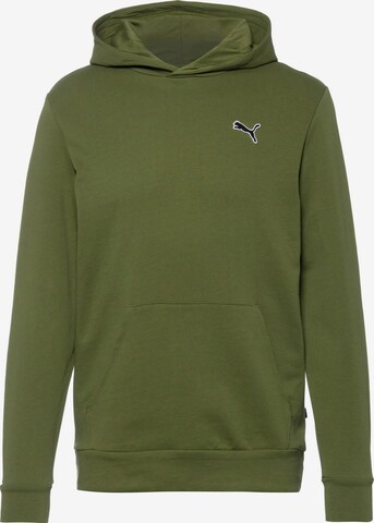 Sweat-shirt 'Better Essentials' PUMA en vert : devant