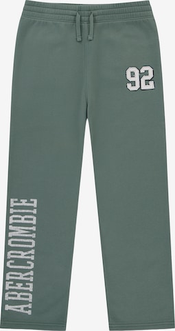 Abercrombie & Fitch - Regular Calças em verde: frente