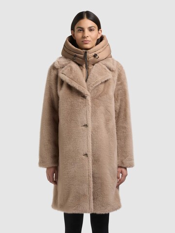 khujo Vinterfrakke 'Fiza' i beige: forside
