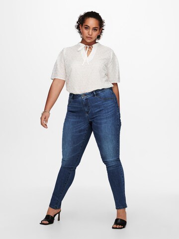 ONLY Carmakoma Skinny Jeans 'Floria' i blå