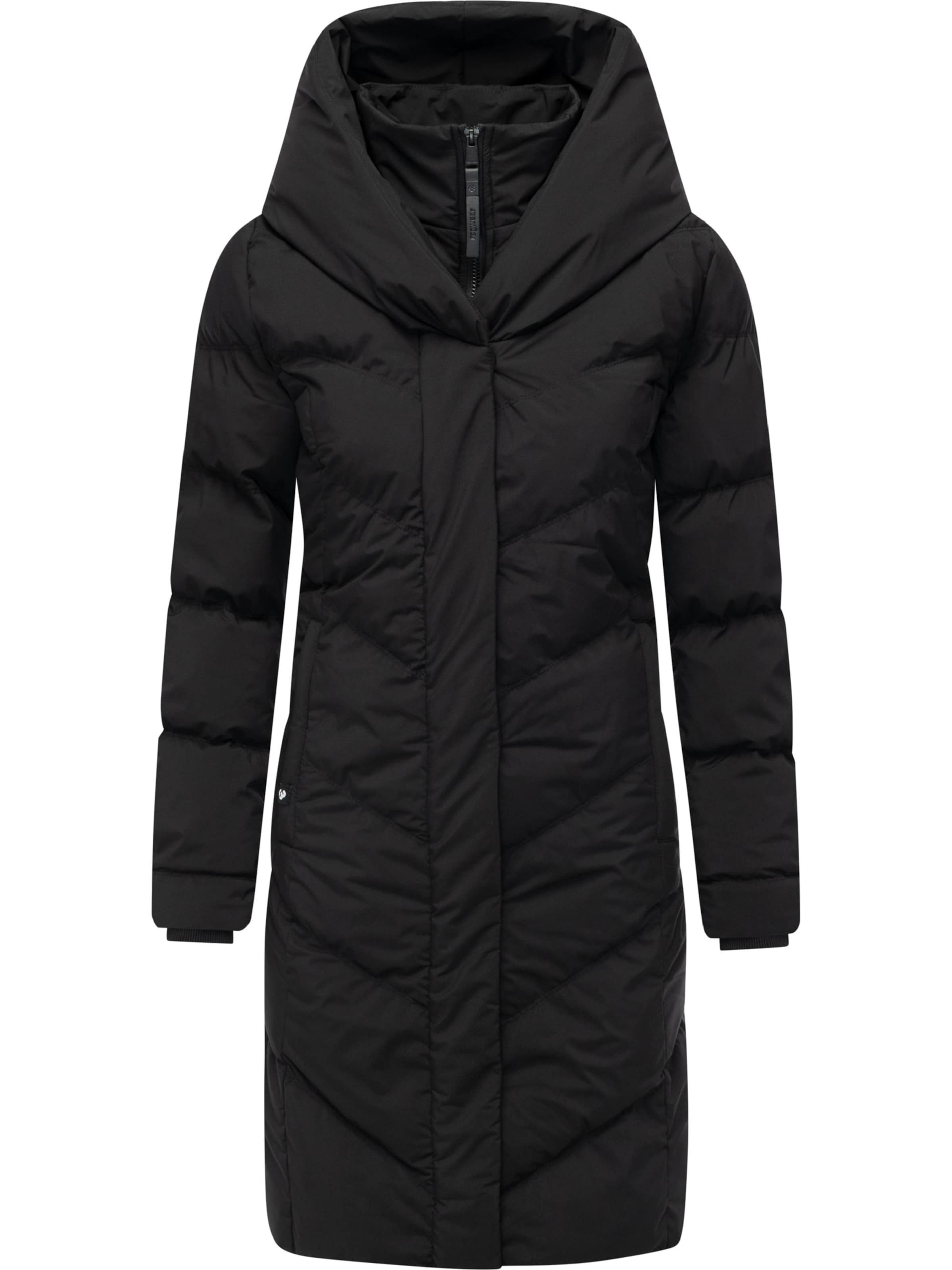 Ragwear Vinterfrakke 'Natalka' i sort: forside