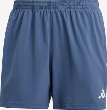 ADIDAS PERFORMANCE Workout Pants 'OWN THE RUN' in Blue: front