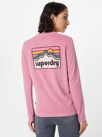 Superdry Shirt '90s Terrain' in Pink